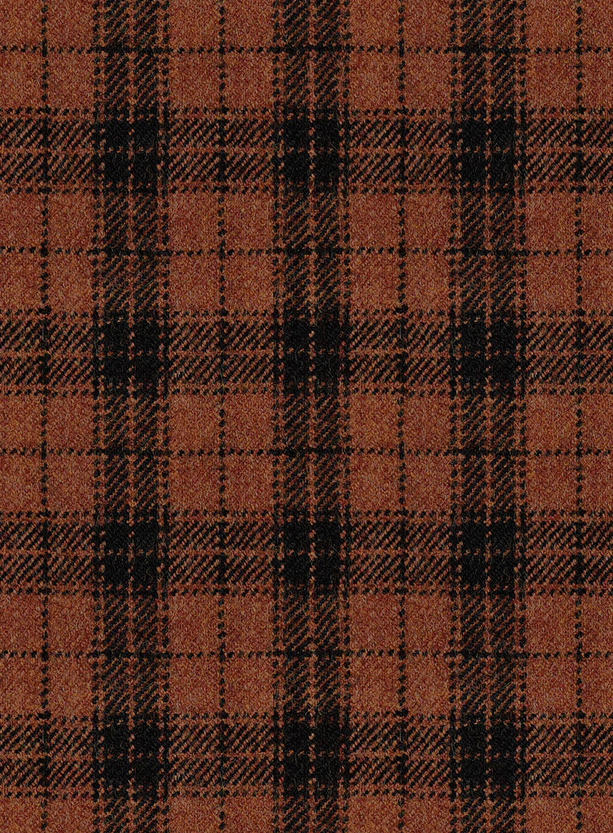 Italian Claretburn Check Tweed Suit - Image 5