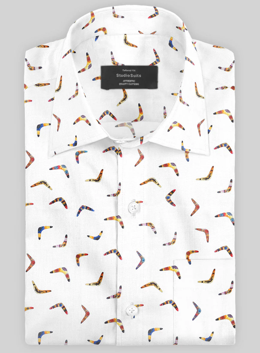 Italian Cotton Bomerang Shirt