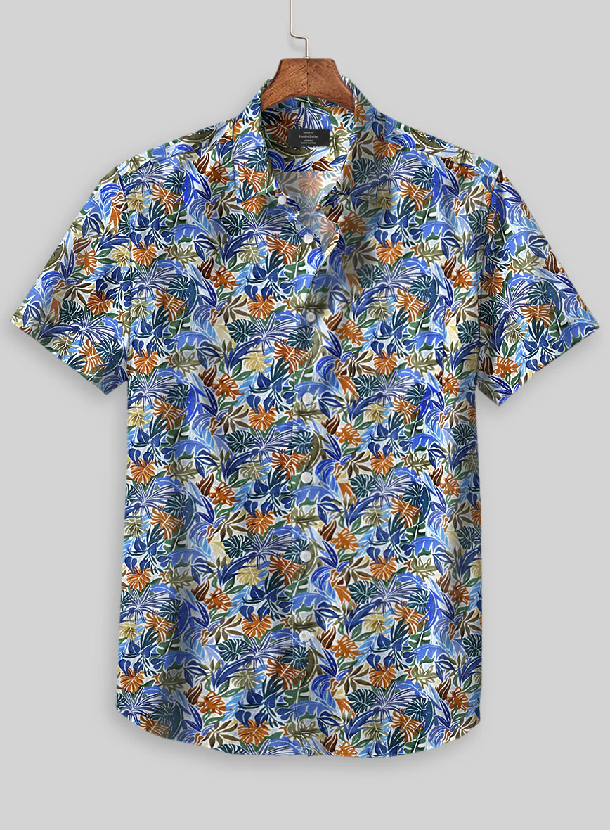 Italian Cotton Jungle Trip Shirt