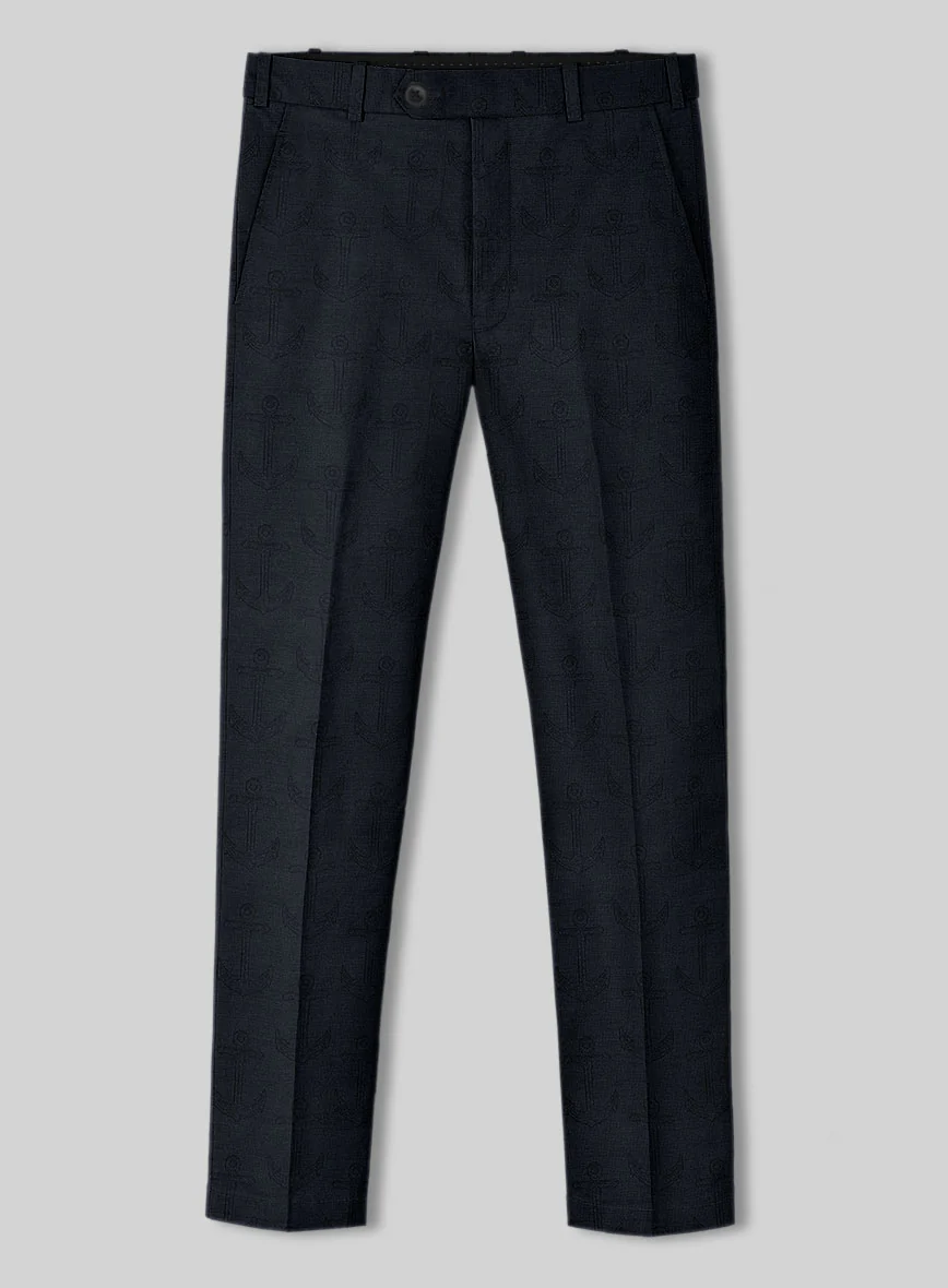Italian Cotton Linen Anchor Suit - Image 4