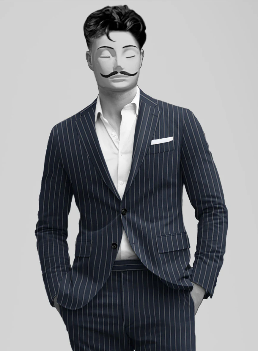Italian Cotton Lycra Nicanor Suit - Image 3