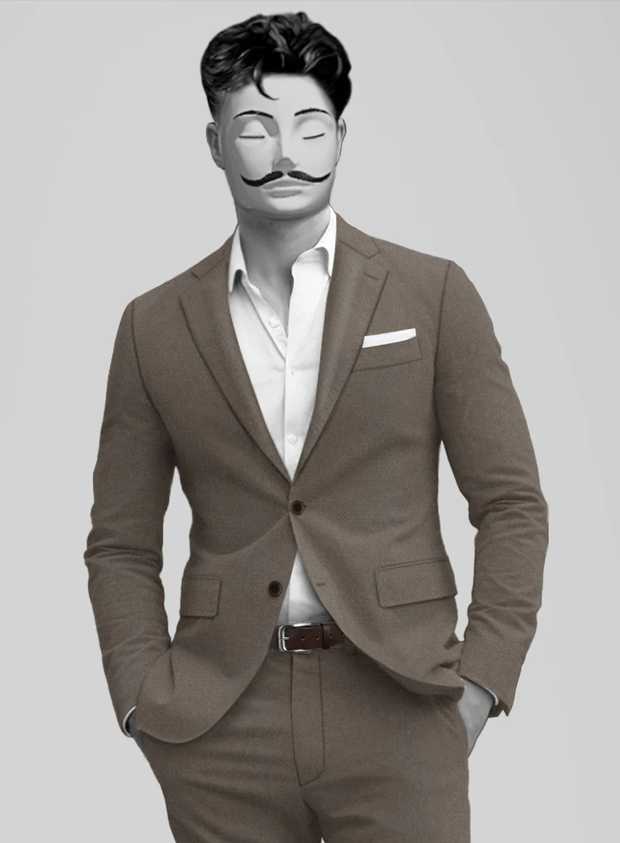 Italian Cotton Lycra Rexon Suit - Image 3