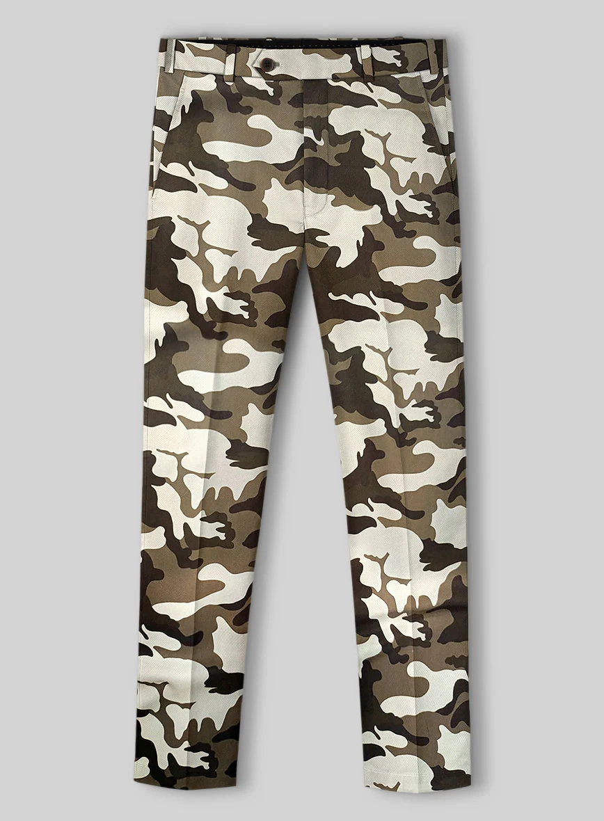 Italian Cotton Montoya Camo Pants