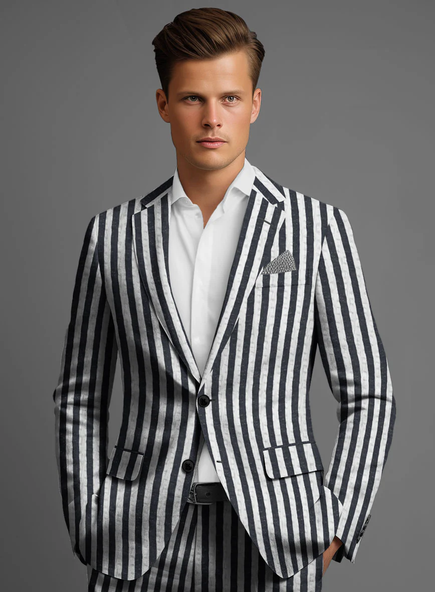 Italian Cotton Seersucker Venancio Jacket - Image 2