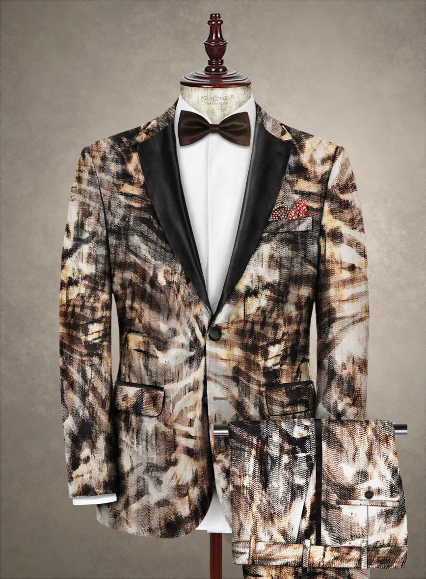 Italian Cotton Stretch Elisa Tuxedo Suit