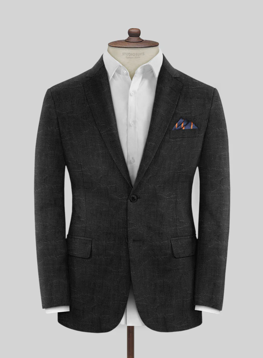 Italian Cotton Wool Solio Suit - Image 3