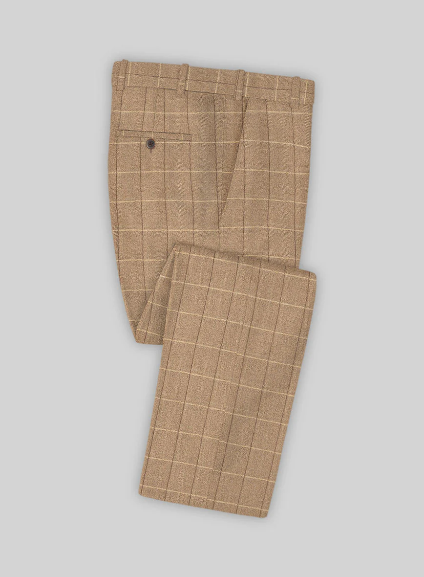 Italian Duami Checks Tweed Suit - Image 5