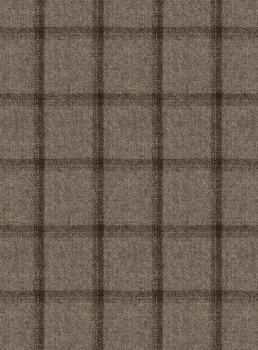 Italian Goiti Brown Wool Pants - Image 2
