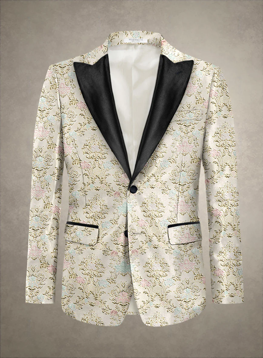 Italian Golden Rocaille Tuxedo Jacket