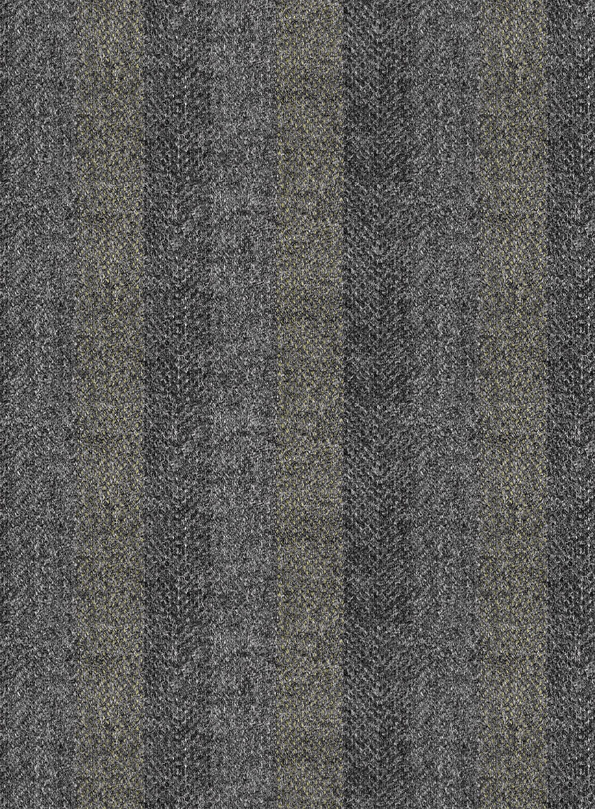 Italian Gravelight Herringbone Tweed Pants - Image 3