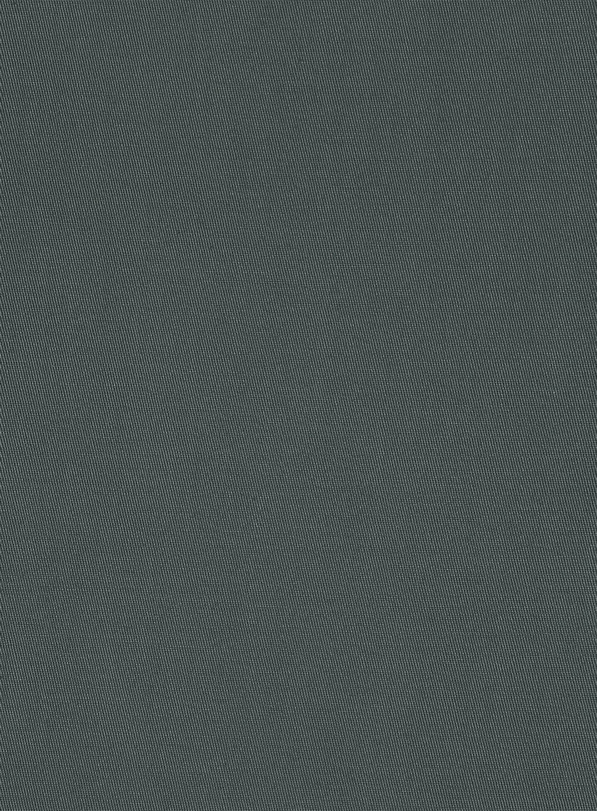 Italian Gray Cotton Stretch Suit - Image 6