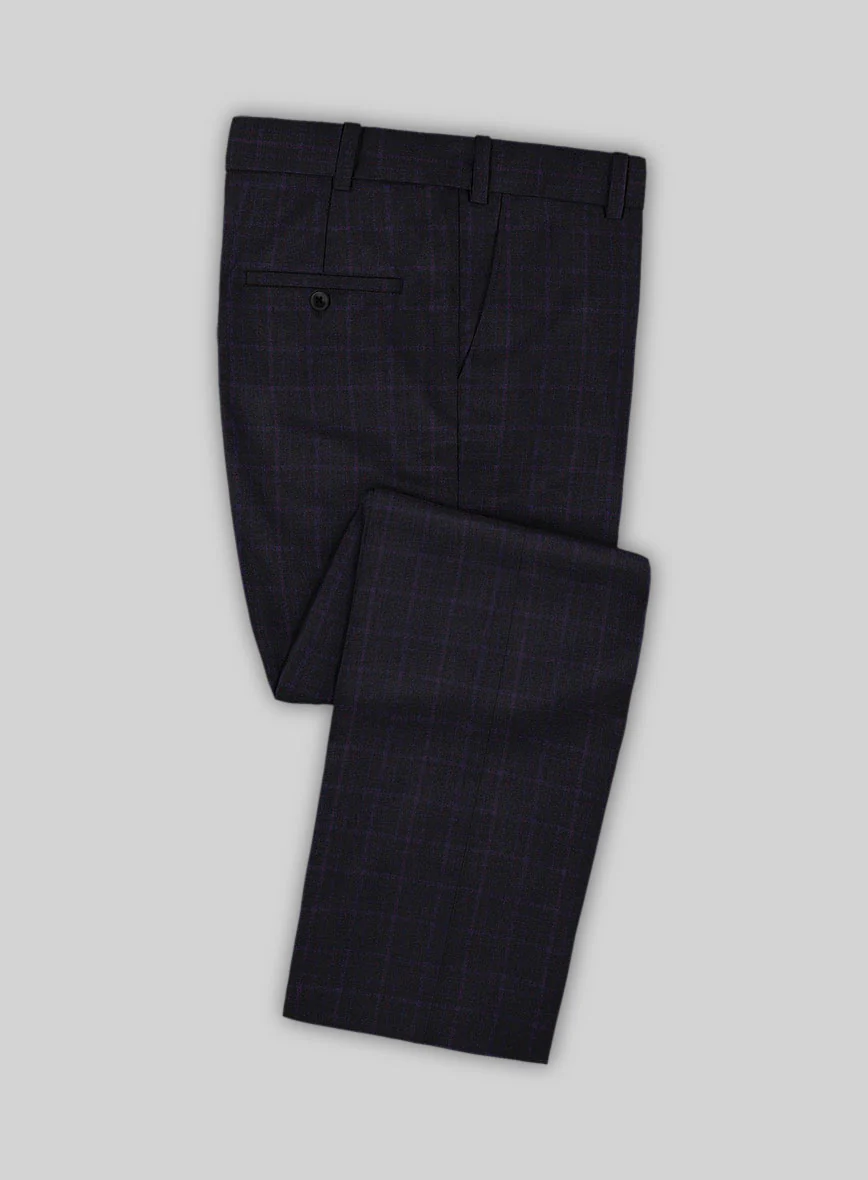 Italian Heliar Midnight Blue Wool Suit - Image 4
