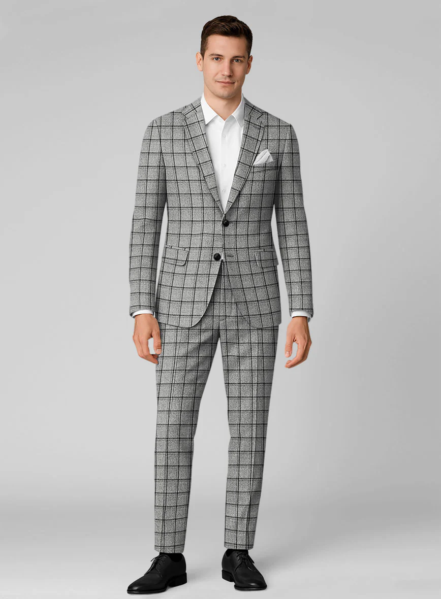 Italian Ironclad Check Tweed Suit
