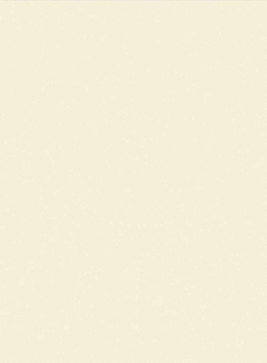 Italian Ivory Cotton Stretch Jacket - Image 3