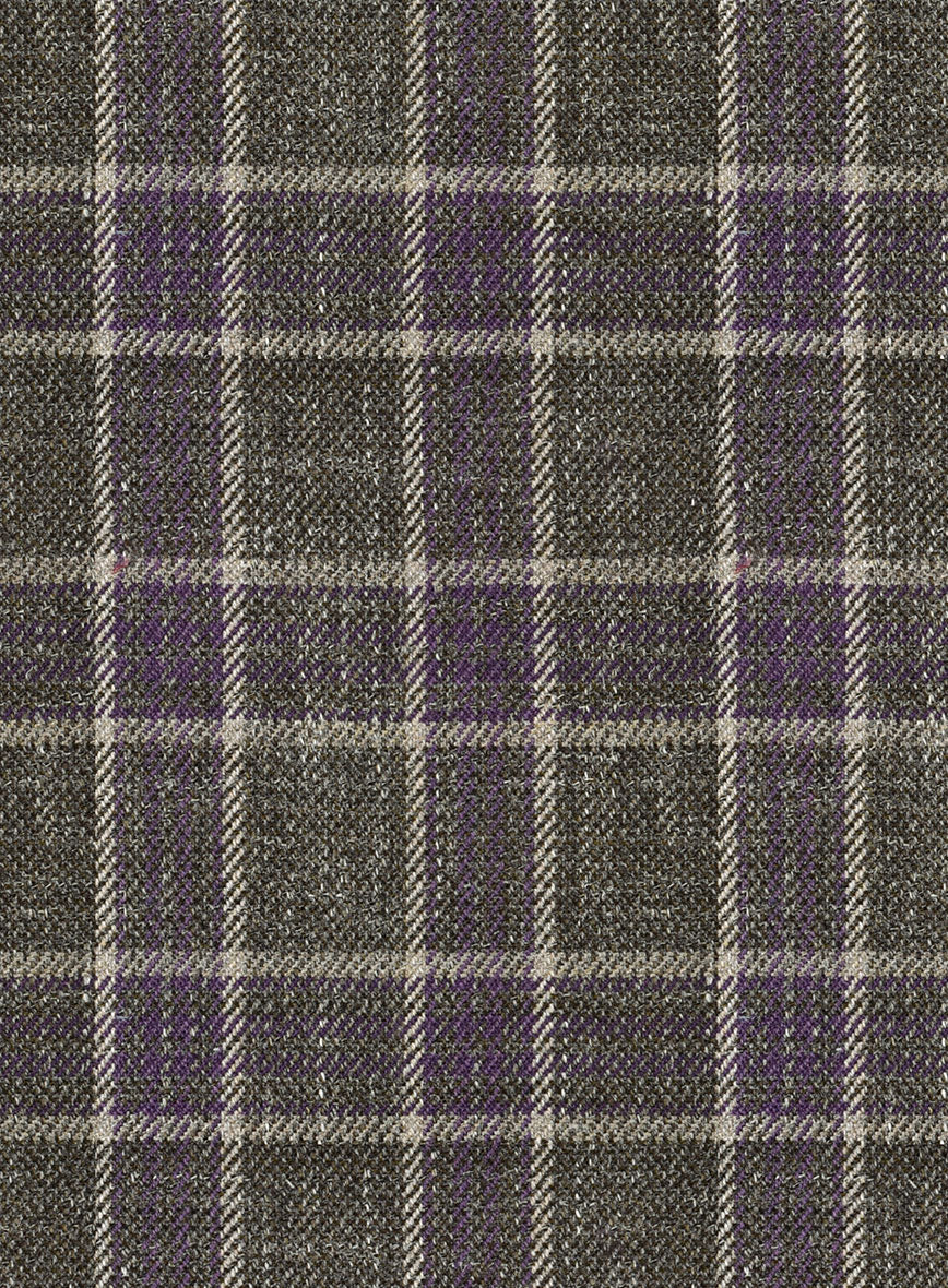 Italian Lendro Checks Wool Jacket - Image 2