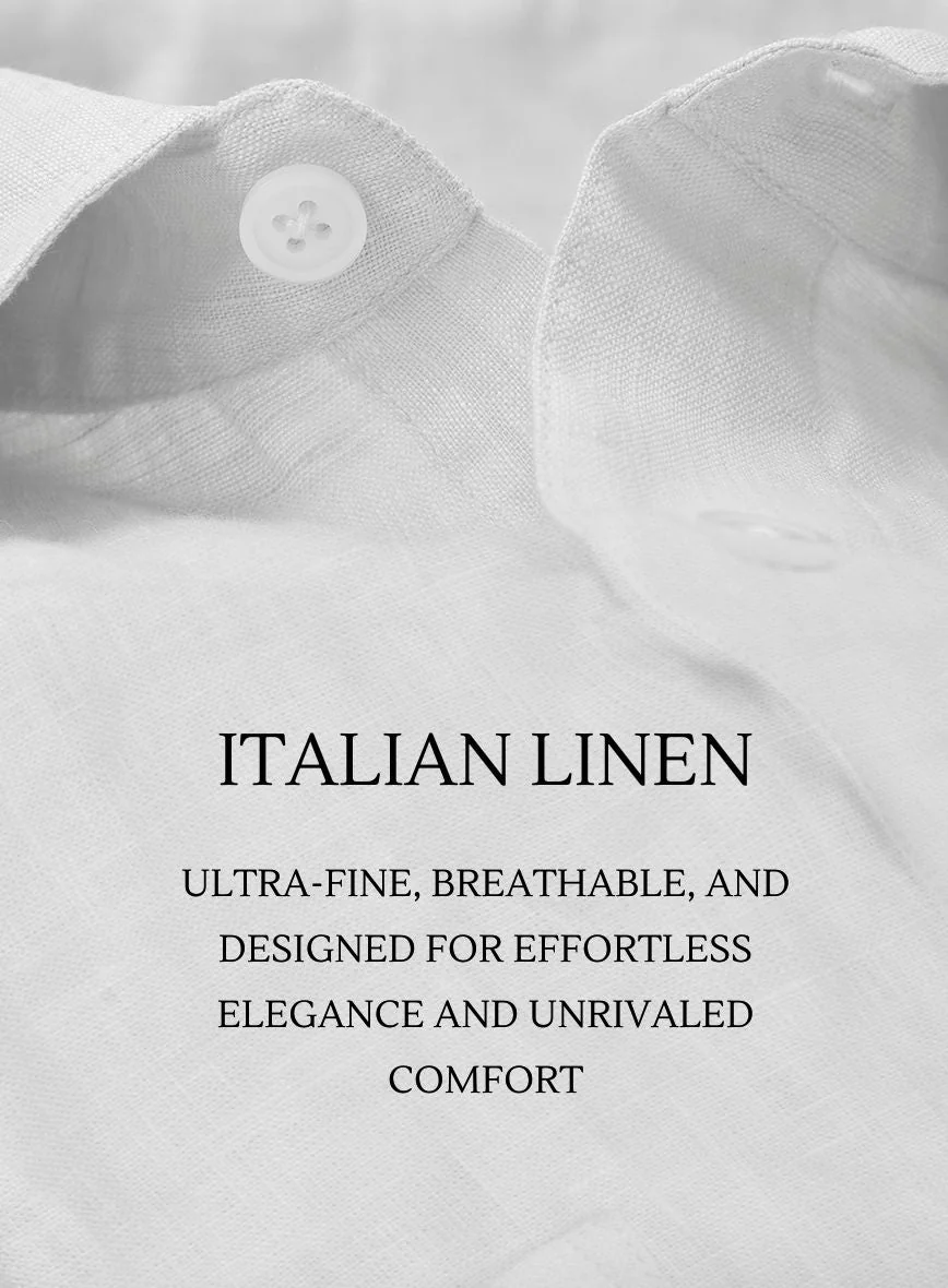 Italian Linen Aleji Shirt - Image 4