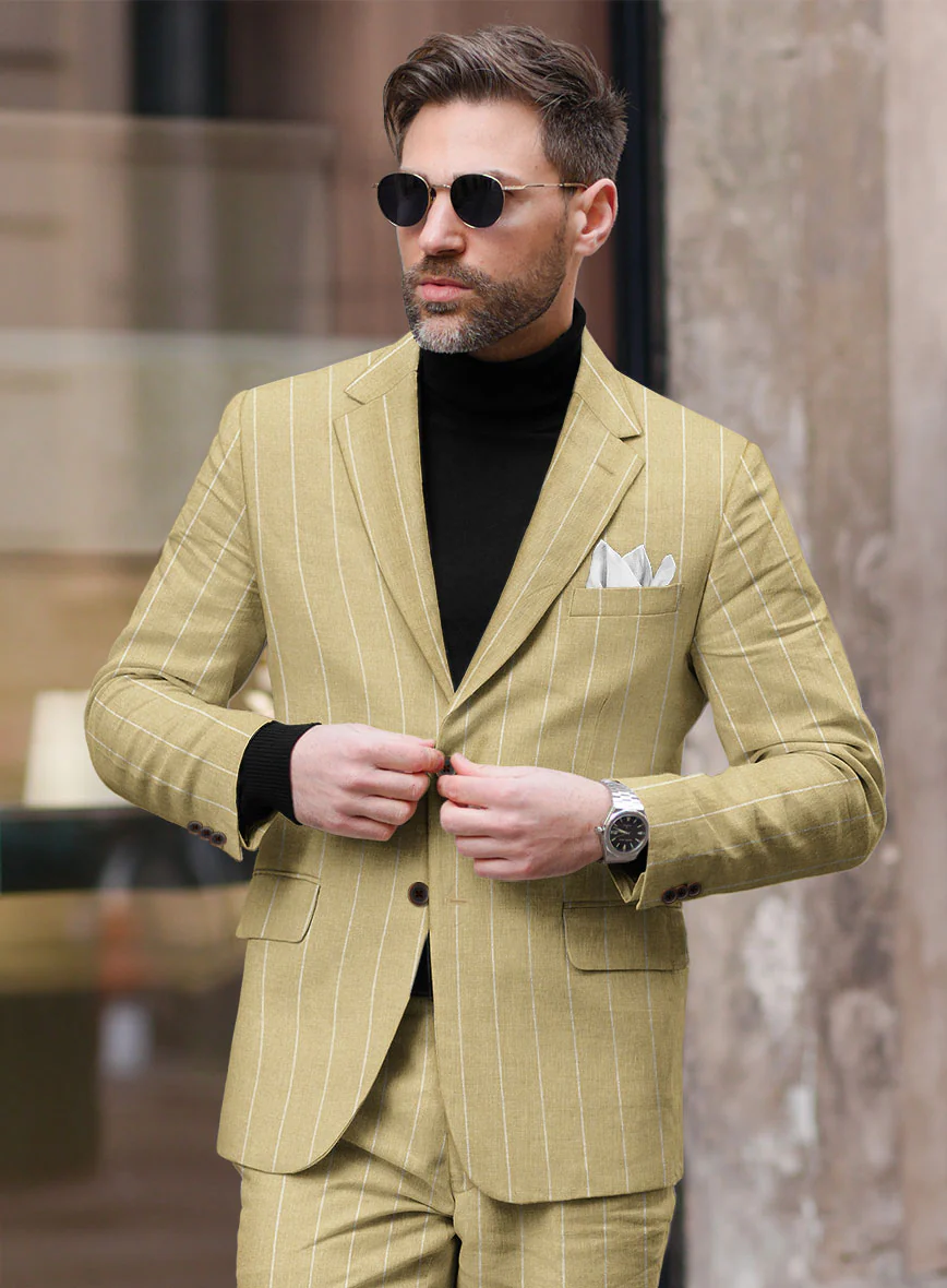 Italian Linen Balloz Suit - Image 4