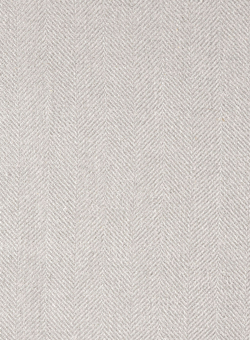 Italian Linen Cenaro Herringbone Pants - Image 3
