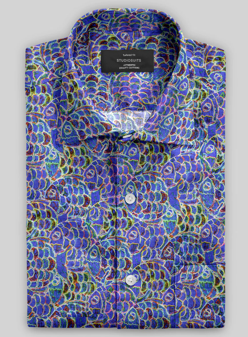 Italian Linen Damaxo Shirt