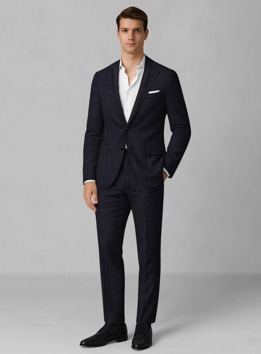 Italian Linen Deep Navy Suit