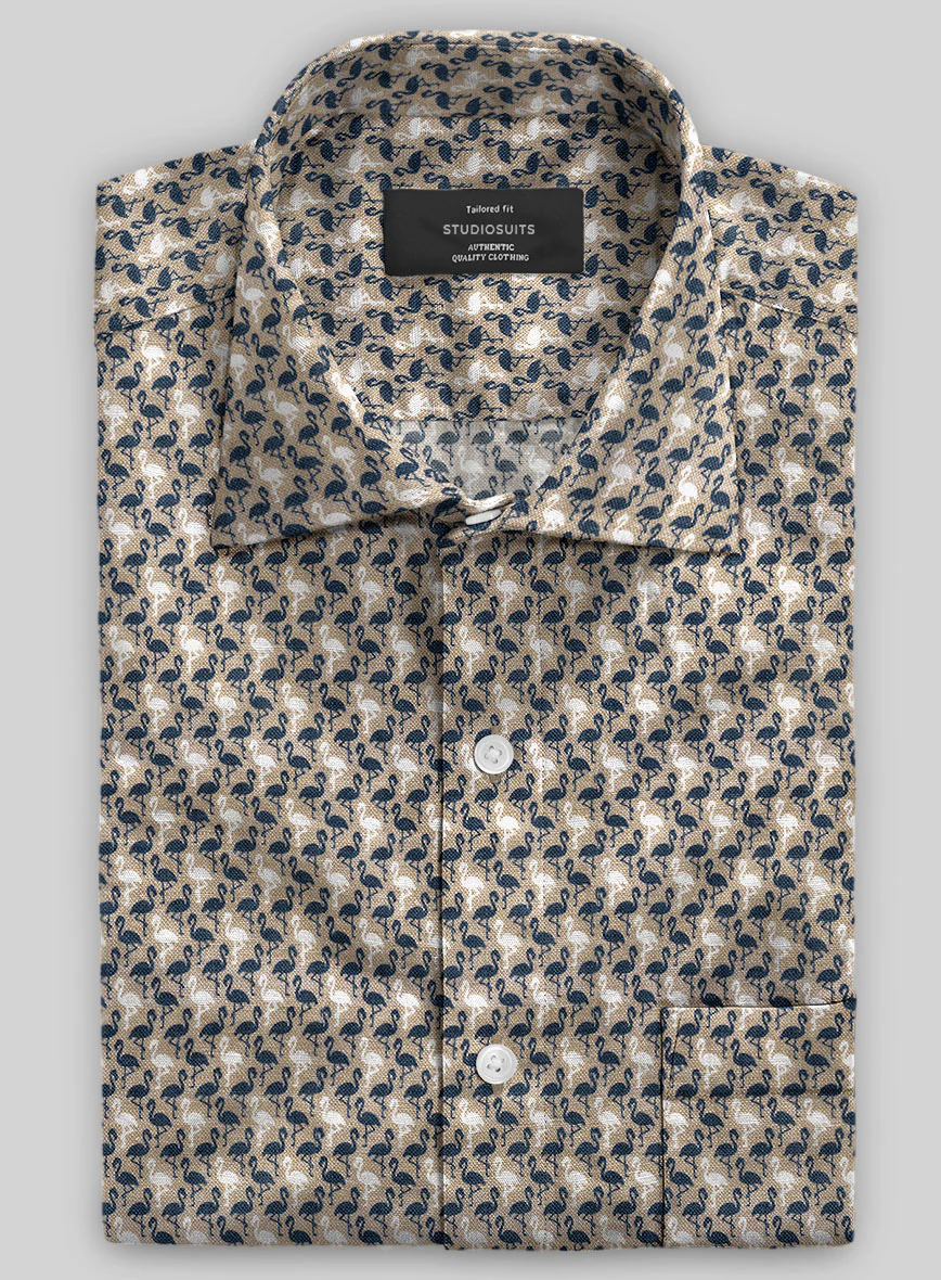 Italian Linen Ican Shirt