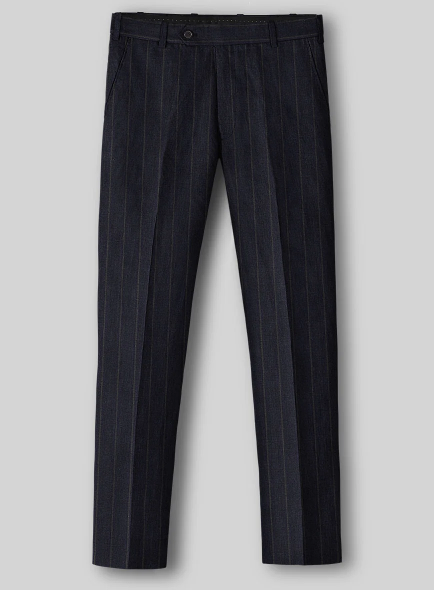 Italian Linen Naviero Stripe Suit - Image 4
