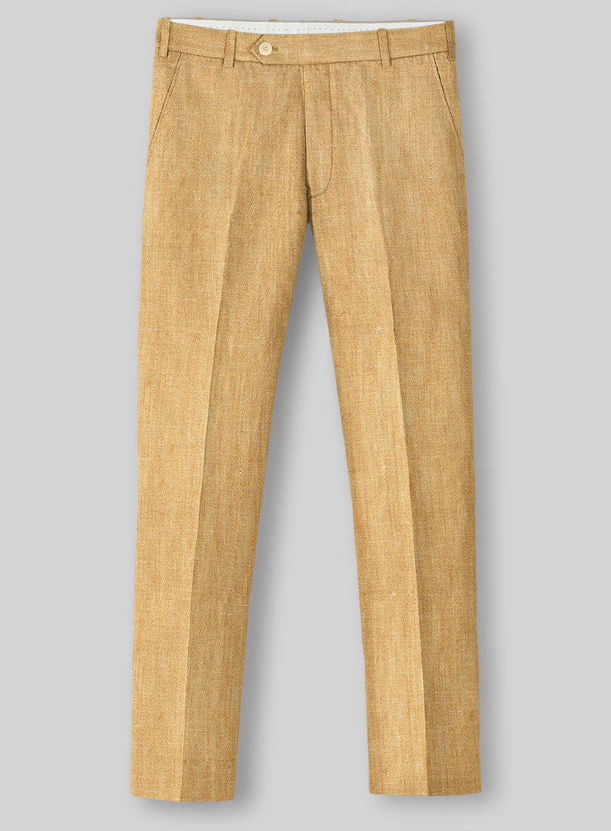 Italian Linen Sunlit Orchid Pants
