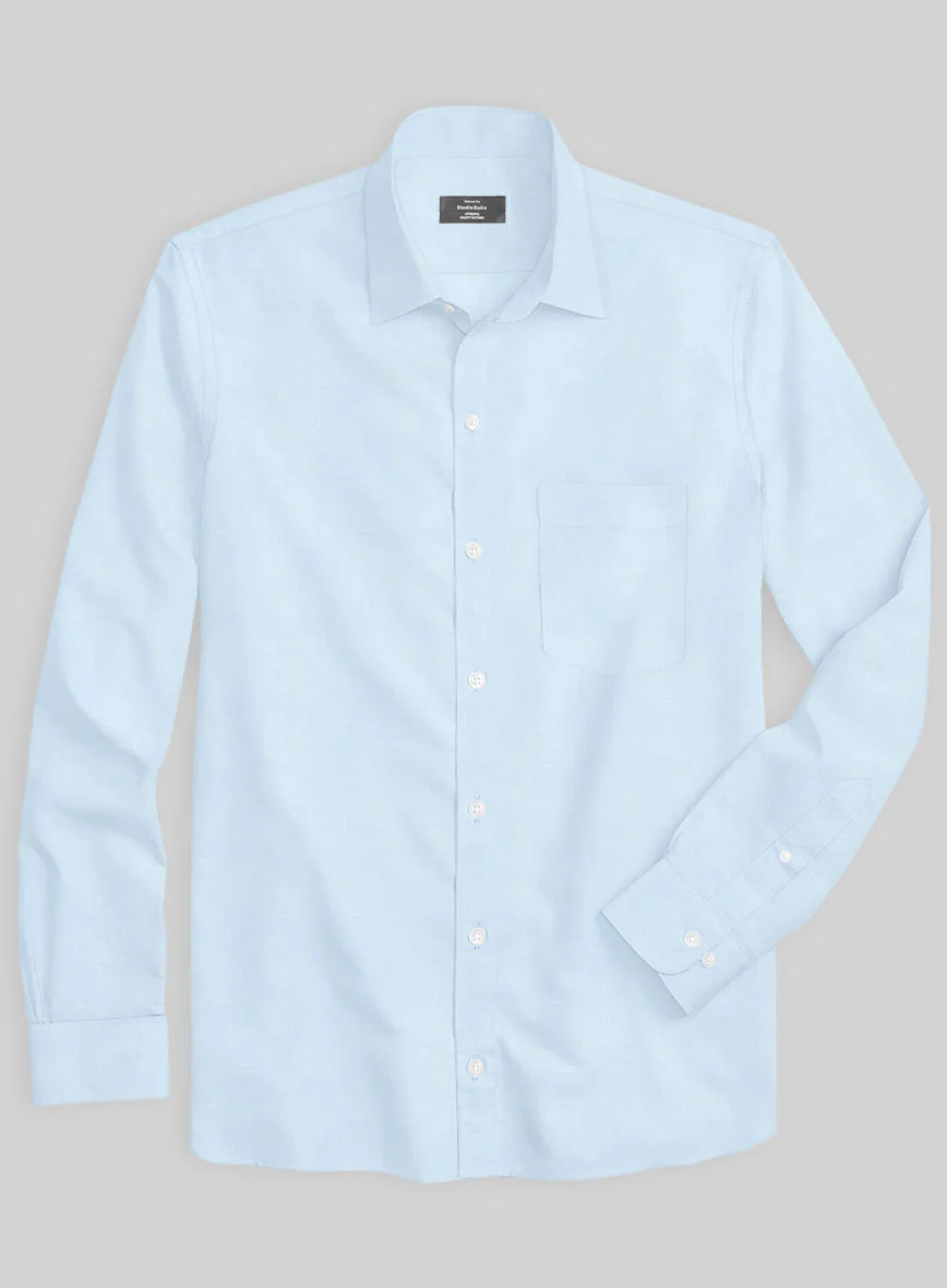 Italian Lombardo Cloudy Blue Shirt - Image 2