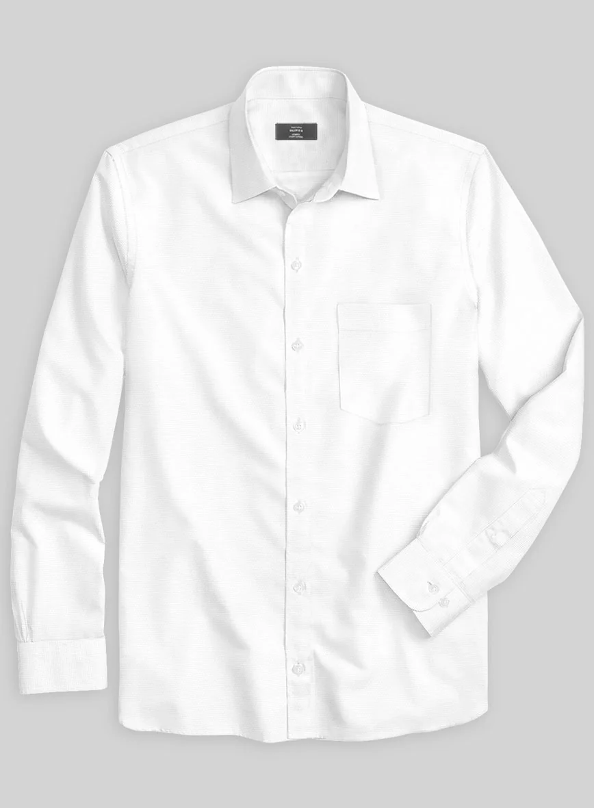 Italian Lombardo Gauze White Shirt - Image 2