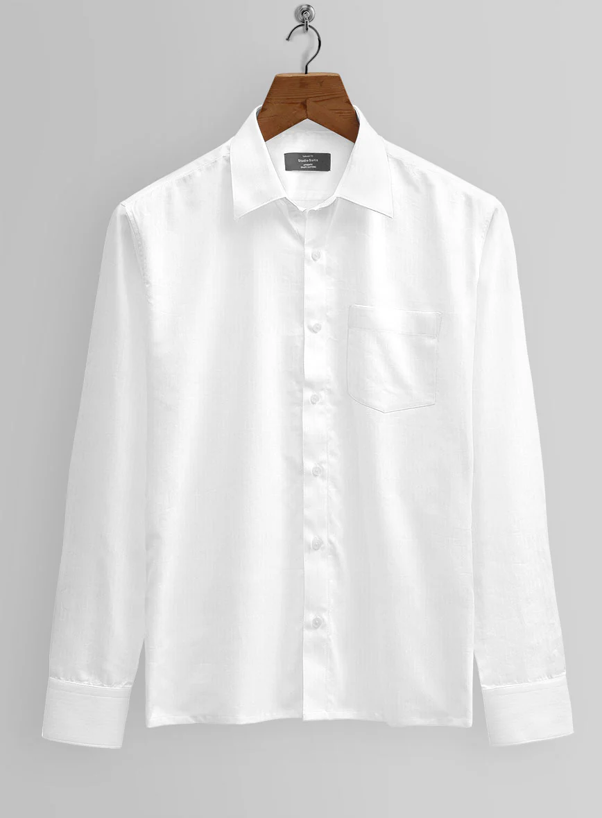 Italian Lombardo White Stripe Shirt - Image 2