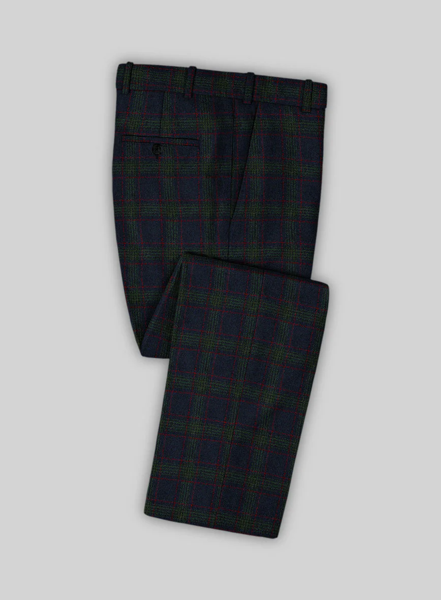 Italian Loza Checks Tweed Suit - Image 5