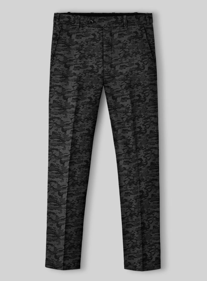 Italian Luxury Camo Cotton Pants