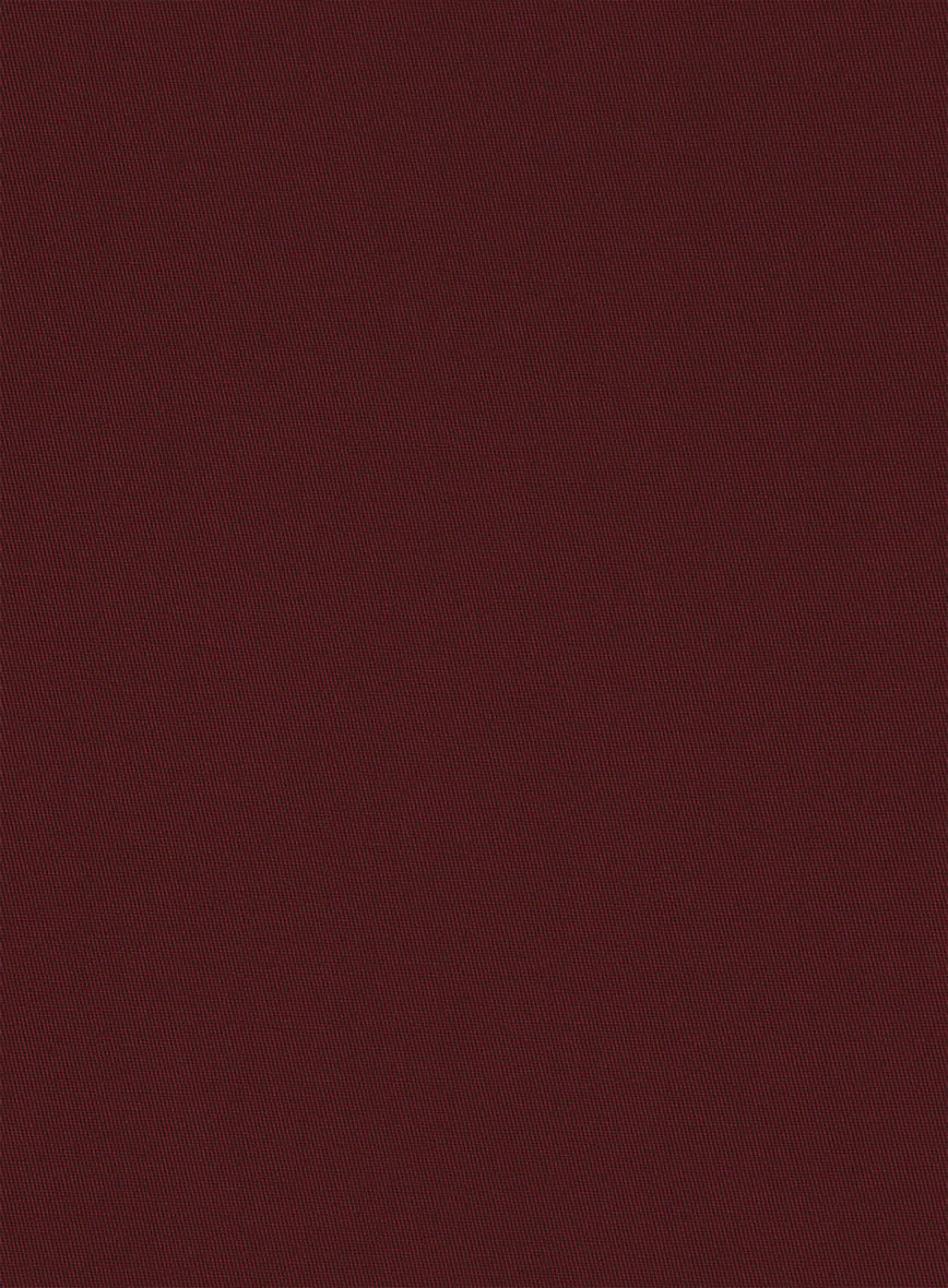 Italian Maroon Cotton Stretch Jacket - Image 2