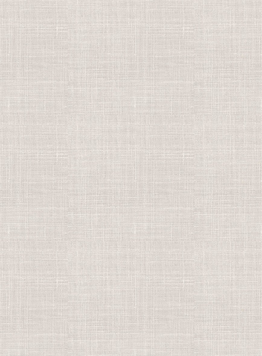 Italian Murano Fawn Wool Linen Pants - Image 3