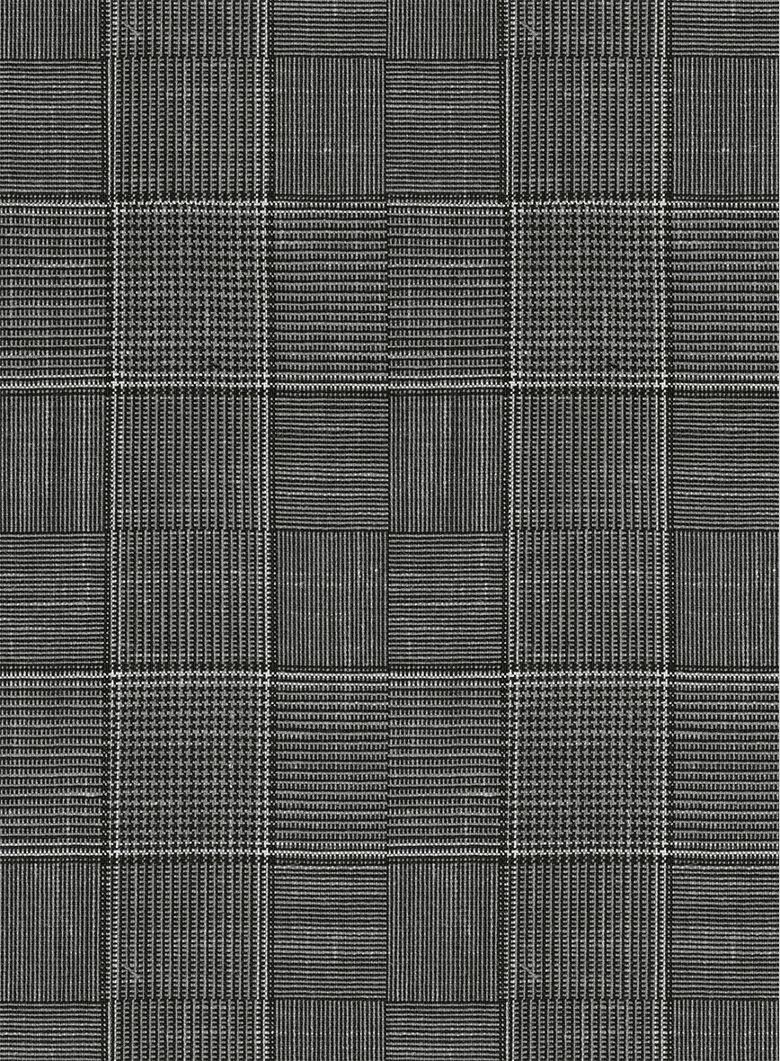 Italian Murano Riquel Gray Wool Linen Jacket - Image 2