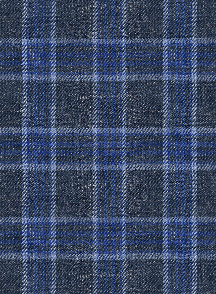 Italian Narodo Blue Wool Pants - Image 2