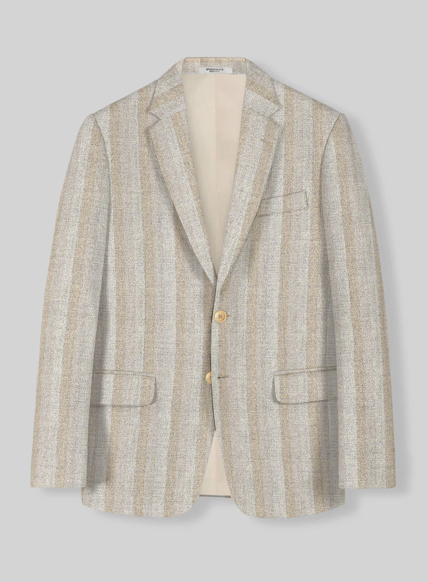Italian Oatfield Herringbone Tweed Jacket