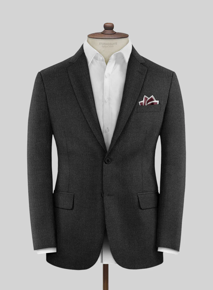Italian Ombo Charcoal Birdseye Flannel Jacket
