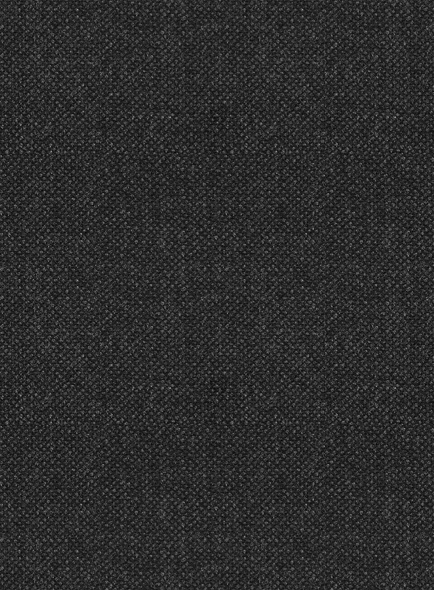 Italian Ombo Charcoal Birdseye Flannel Suit - Image 7