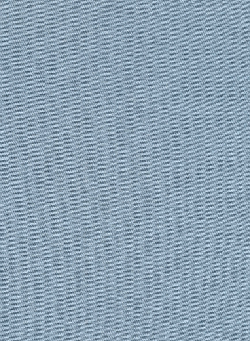 Italian Powder Blue Cotton Stretch Suit - Image 6