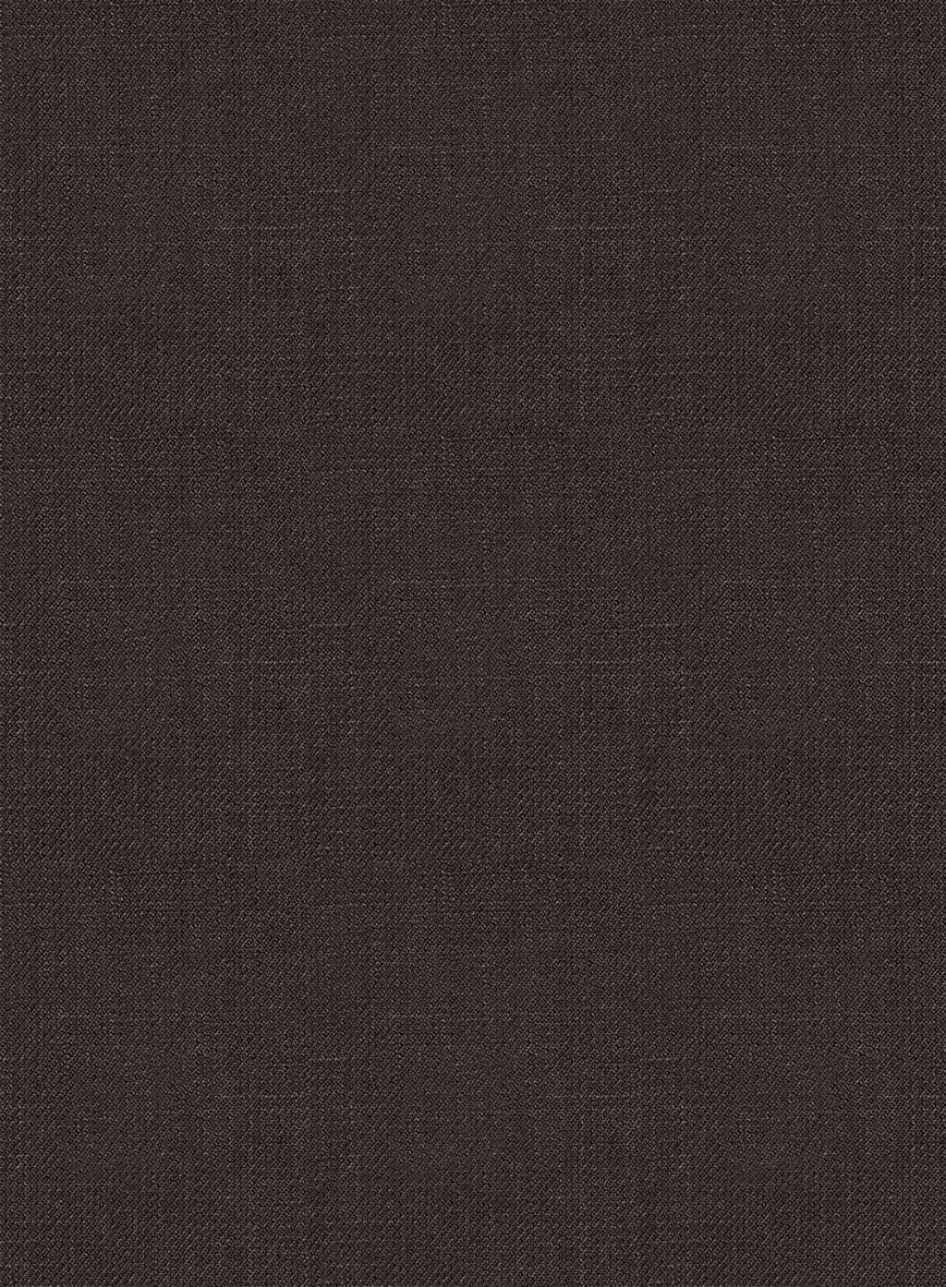 Italian Prato Brown Linen Suit - Image 7