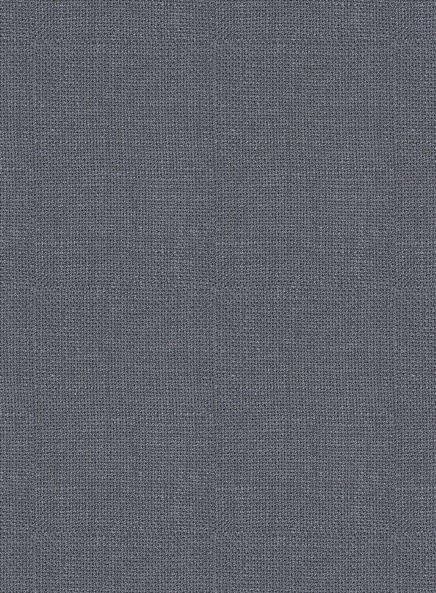 Italian Prato Gray Dobby Linen Suit - Image 6