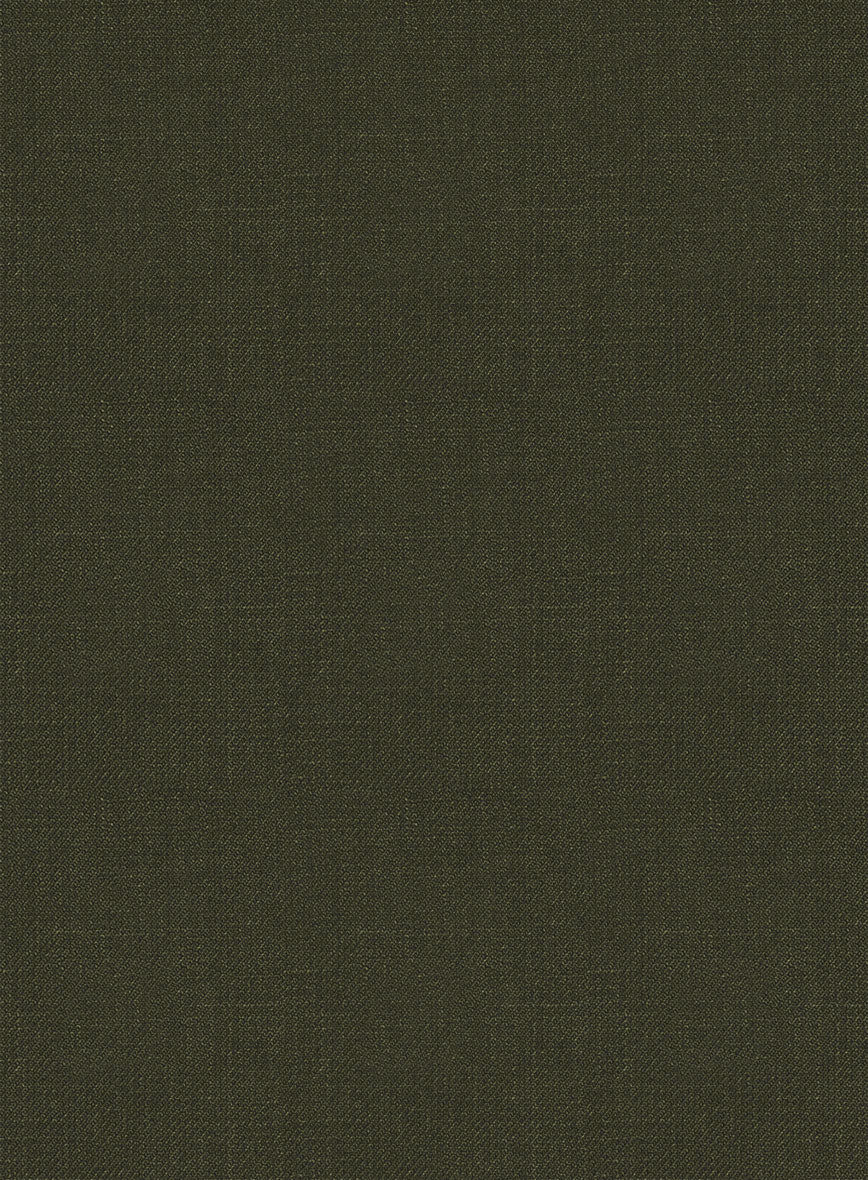 Italian Prato Green Linen Pants - Image 3