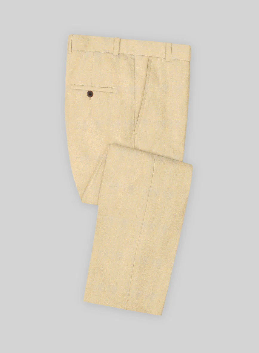 Italian Prato Musk Linen Pants