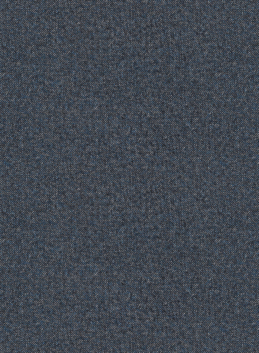 Italian Quelo Blue Twill Flannel Pants - Image 3