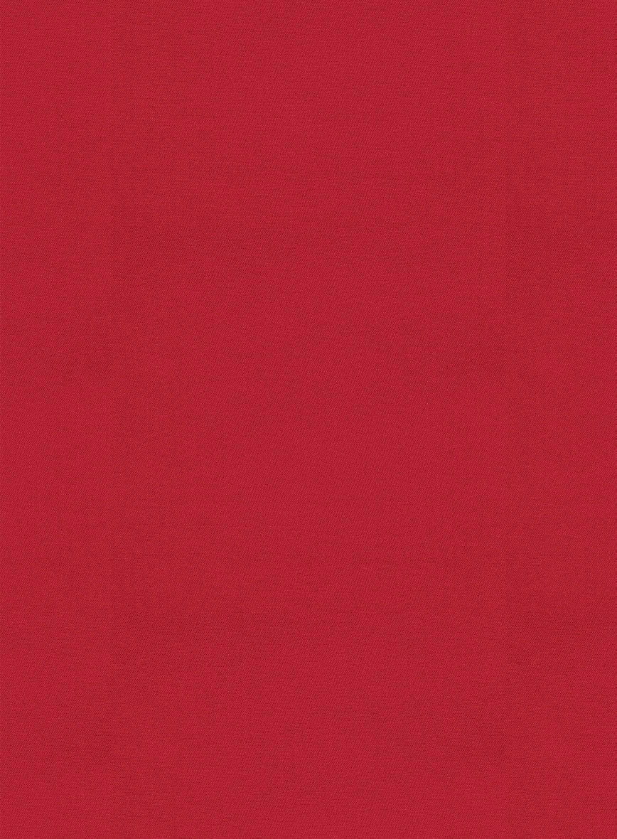 Italian Red Cotton Jacket - Image 2