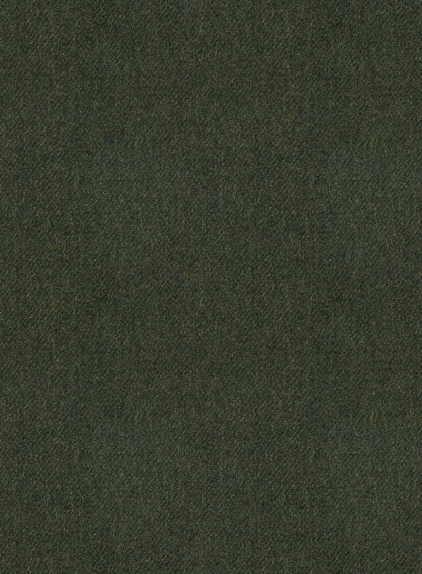 Italian Seaweed Green Tweed Suit - Image 6