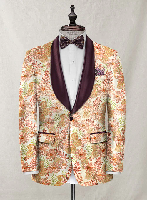 Italian Silk Lelia Tuxedo Jacket