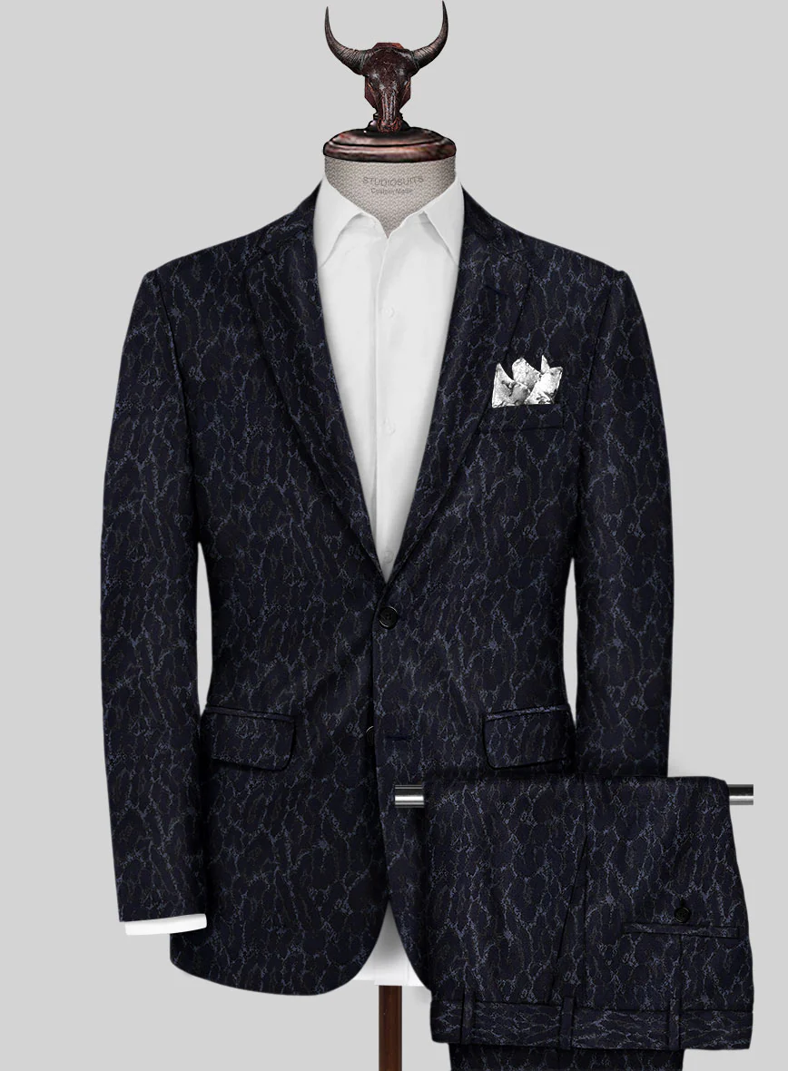 Italian Silk Lycra Tomas Suit
