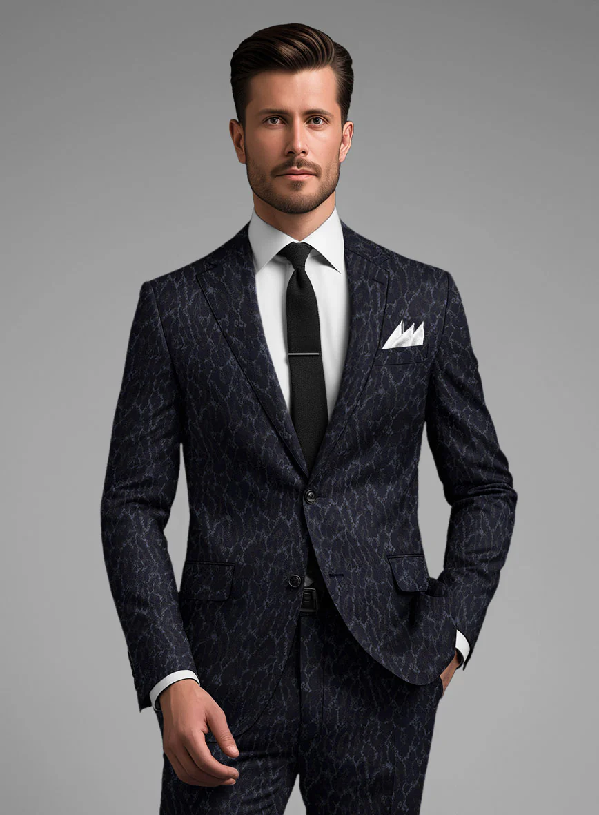 Italian Silk Lycra Tomas Suit - Image 4